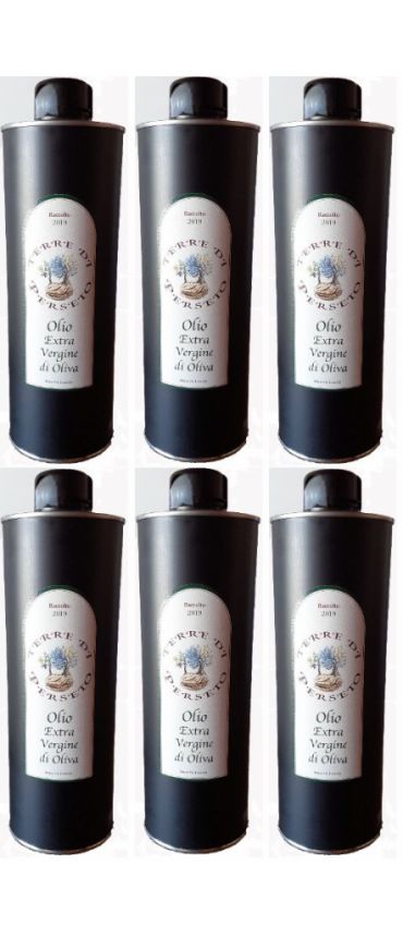 6 bottles (500ML/each) Extra-Virgin Olive Oil \'Terre di Perseto\' - 500 ML / each bottle